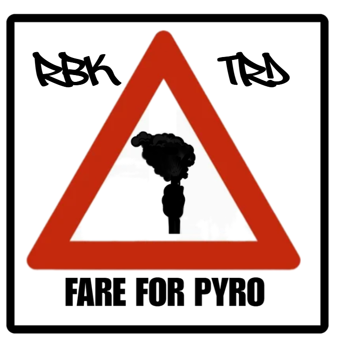 Fare For Pyro Sticker