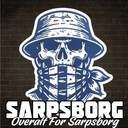 Overalt For Sarpsborg Sticker