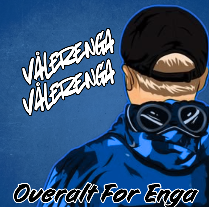 Overalt For Enga Sticker