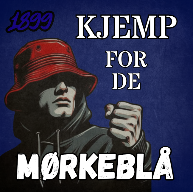 Kjemp For De Mørkeblå Sticker