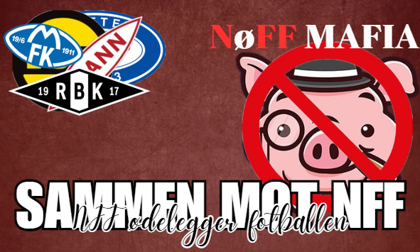 Sammen Mot NFF Sticker