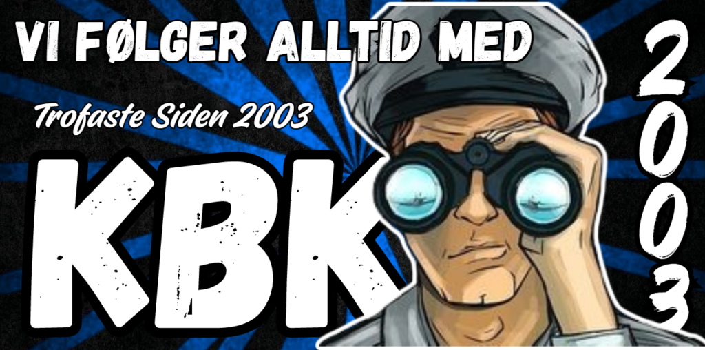 Vi Følger Alltid Med KBK Sticker